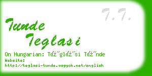 tunde teglasi business card